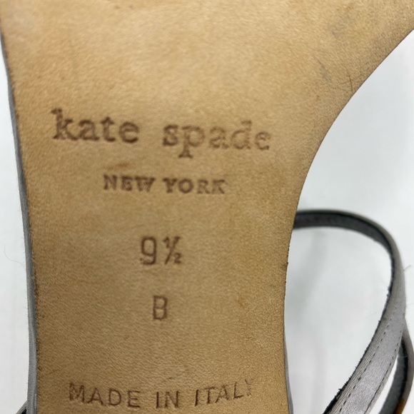 💕SALE💕 Kate Spade Silver Diamond Jeweled Heels - Picture 4 of 7